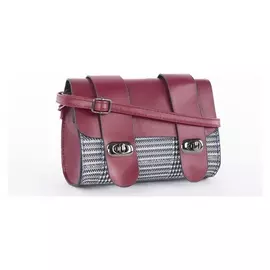 Сумка женская на плечо, отдел на молнии, регулируемый ремень, цвет бордовый