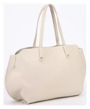 Сумка женская, отдел на молнии, цвет молочный