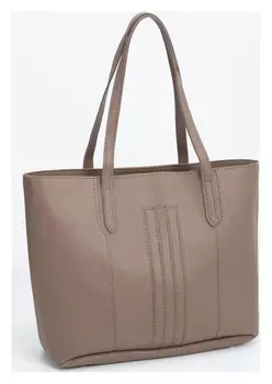 Сумка женская, отдел на молнии, цвет серый