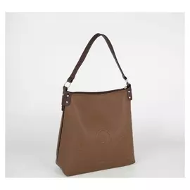 Сумка женская, отдел на молнии, наружный карман, цвет светло-коричневый