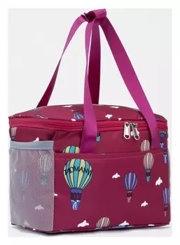 Сумкка-термо ланч, 27*17*19, отд на молнии, 3 н/кармана, рег ремень, красный