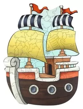 Супер пазл Кораблик