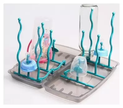 Сушилка для детских бутылочек, цвет бирюзовый