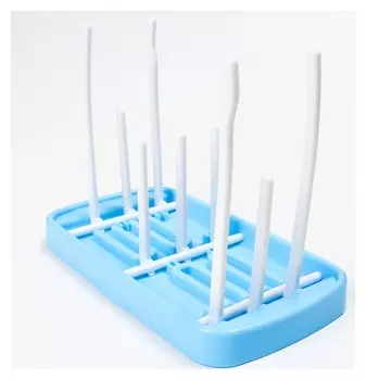 Сушилка для детских бутылочек, цвет голубой