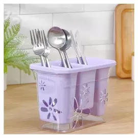Сушилка для столовых приборов, 3 отделения, 20,5×11×14 см