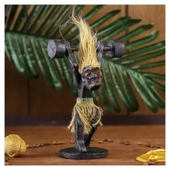 Сувенир "Абориген-штангист"