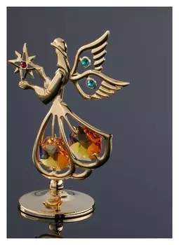 Сувенир «ангел" мини, с кристаллами