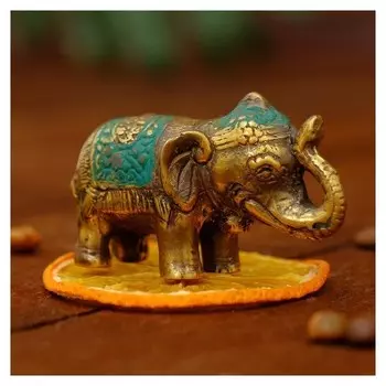 Сувенир бронза "Слоник" 6х3,5х3,7 см