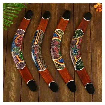 Сувенир бумеранг "Цветная волна"