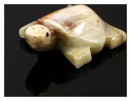 Сувенир «Черепаха», 6,3 см, оникс