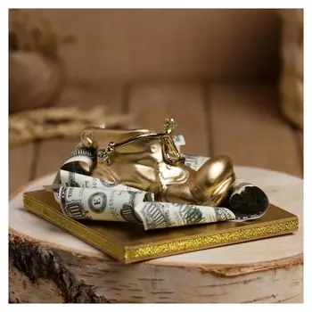 Сувенир "Денежный башмак", 13х13х8 см