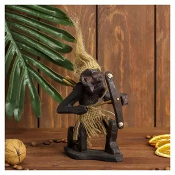 Сувенир дерево "Абориген-лучник" 30 см