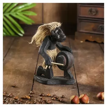 Сувенир дерево "Абориген-музыкант" 30 см