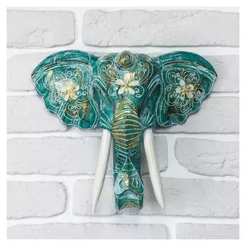 Сувенир дерево "Голова слона" 28х26х10,5 см