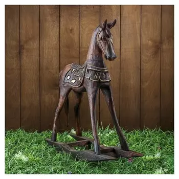 Сувенир дерево "Лошадка качалка" 45х12х45 см