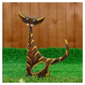 Сувенир дерево "Лунный кот" 45х30х5 см