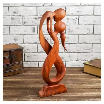 Сувенир дерево "Пара бесконечность" коричневый цвет 50х16х5 см