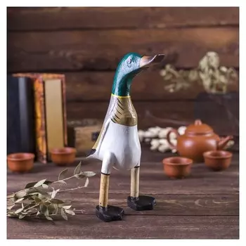 Сувенир дерево "Селезень" 13х12х23 см