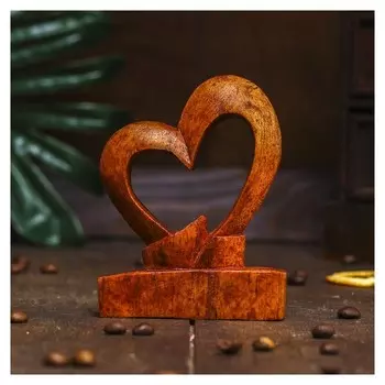 Сувенир дерево "Сердце любви" 10х8х2,5 см