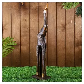 Сувенир дерево "Слон хобот вверх резной" выс. 60 см