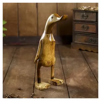 Сувенир дерево "Утка простая" 13х12х23 см