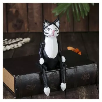 Сувенир дерево висячие лапки "Кошка" 4,5х9х25 см