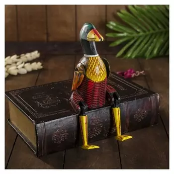 Сувенир дерево висячие лапки "Утка" 4,5х9х33 см