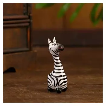 Сувенир дерево "Зебра тася" 6х2,5х2 см