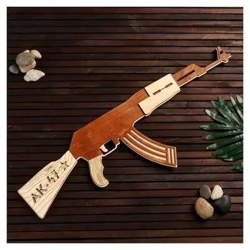 Сувенир деревянный автомат "Ак47", 63×21 см