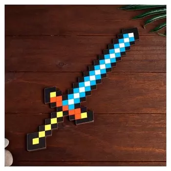 Сувенир деревянный Меч паладина "Пиксель", 37 см