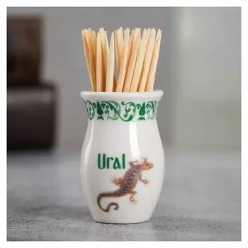 Сувенир для зубочисток в форме кувшина «Урал»