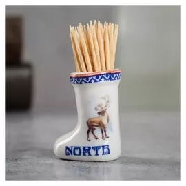 Сувенир для зубочисток в форме валенка «Север»