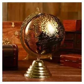 Сувенир глобус "Голд" 22х20х33 см