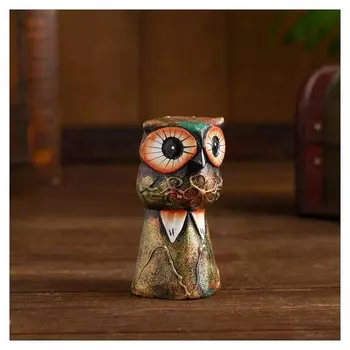 Сувенир из дерева "Ночная сова" 5х5х10 см