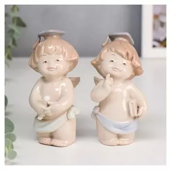 Сувенир керамика "Ангел-карапуз выпускник" 11,5х5,3х4,8 см