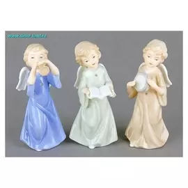 Сувенир керамика "Ангелы" набор 3 шт 15х6х6 см