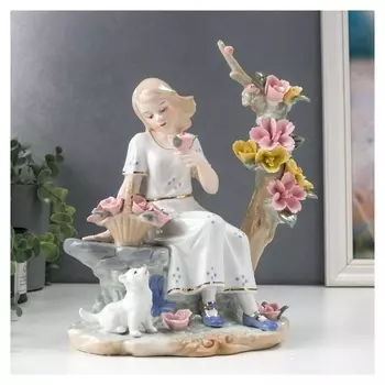 Сувенир керамика "В летнем саду" 25х15х23 см