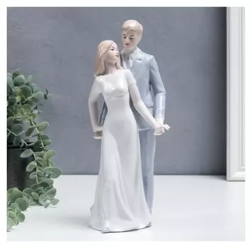 Сувенир керамика "Влюбённые - нежный взгляд" 27 см