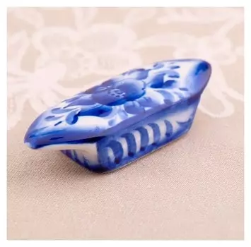 Сувенир «Конфета», 9×2×3 см, гжель