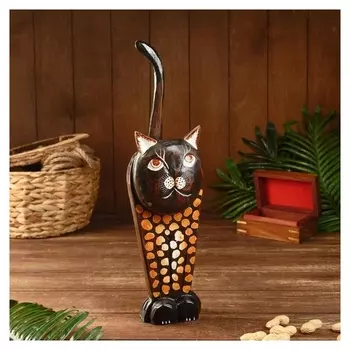 Сувенир "Кошка" дерево 11х7х42 см