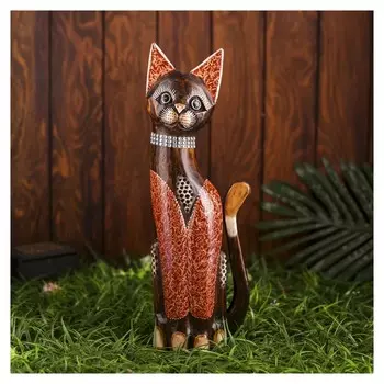 Сувенир "Кошка коричневая"