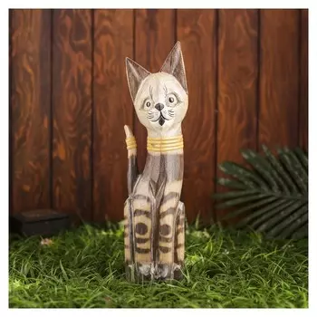 Сувенир "Кошка серая"