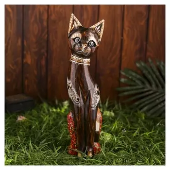 Сувенир "Кошка застенчивая"