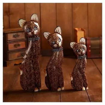 Сувенир "Кошки необычные", набор 3 шт.