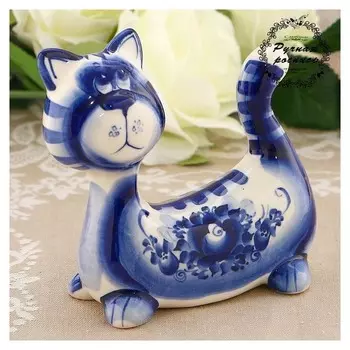 Сувенир «Кот пряник», гжель