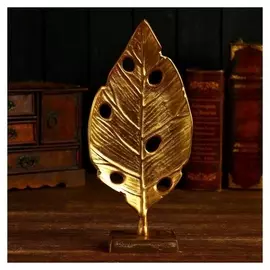 Сувенир "Листик" алюминий 16х8х35 см