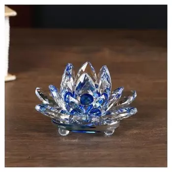 Сувенир "Лотос радуга" топаз