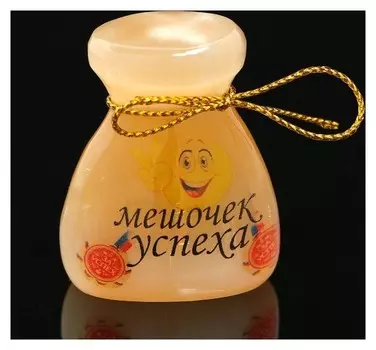 Сувенир «Мешочек успеха», большой, селенит