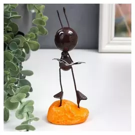 Сувенир металл "Муравей с книгой" 13х4х6 см