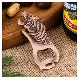 Сувенир мультитул "Тигр. бронза", 9х4х0,5 см, металл